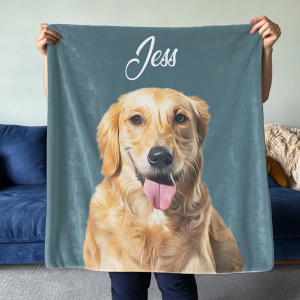 Memorial Pet Blanket – Personalized Keepsake Gift