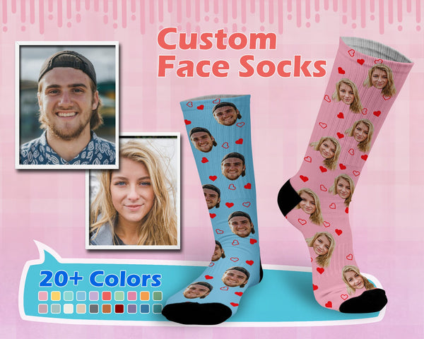 Funny Face Socks – Personalized Gift for Loved Ones