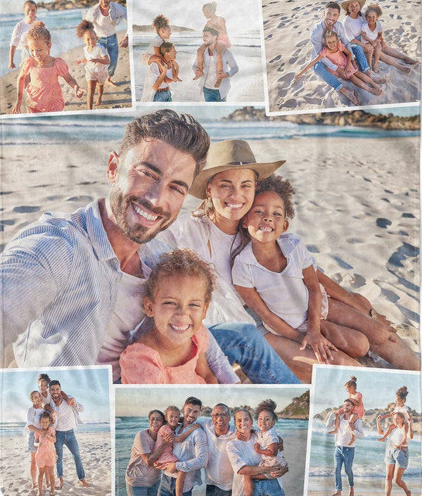Personalized Photo Blanket – Gift for Family & Friends