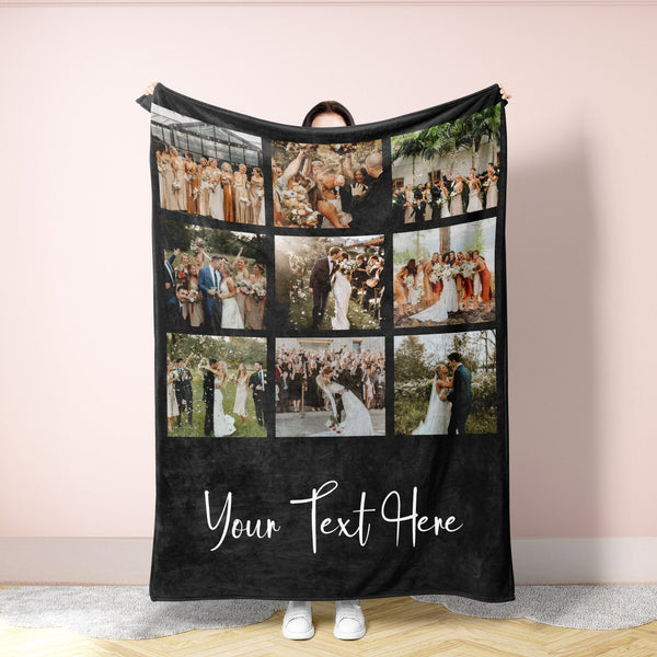 Family Photo Blanket – Personalized Gift for Loved Ones