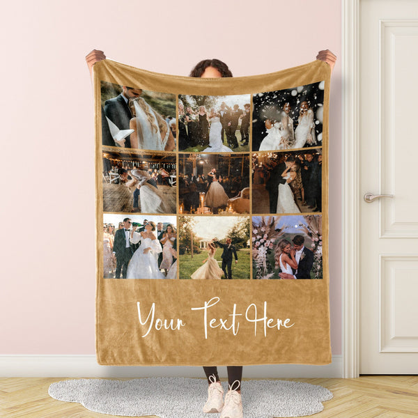 Family Photo Blanket – Custom Gift for Loved Ones