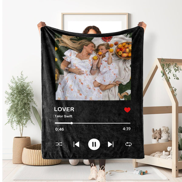 Song Photo Blanket – Personalized Gift for Loved Ones