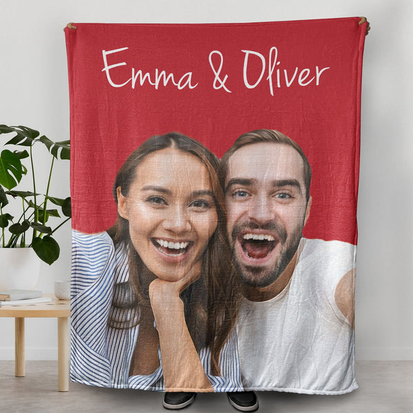 Personalized Couple Blanket – Anniversary & Birthday Gift