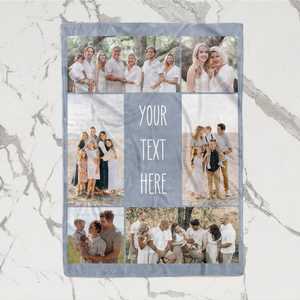 Family & Friends Blanket - Personalized Photo Gift