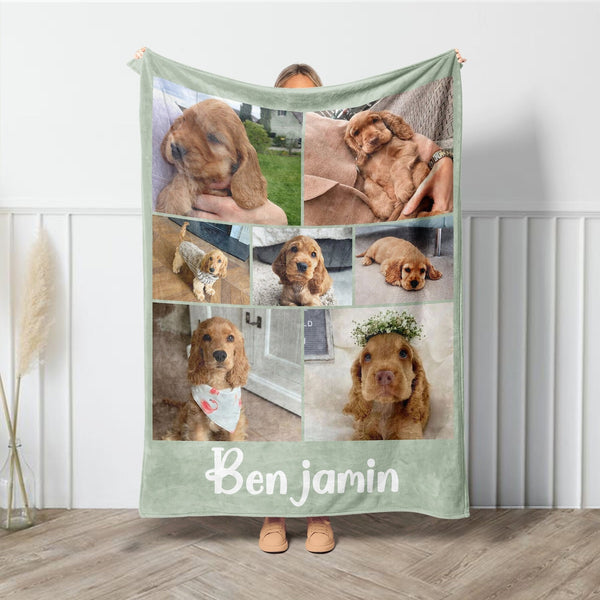 Personalized Pet Blanket – Photo Keepsake for Pets