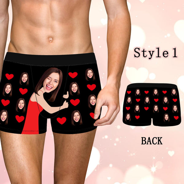 Personalized Face Boxers – Unique Funny Gift for Him