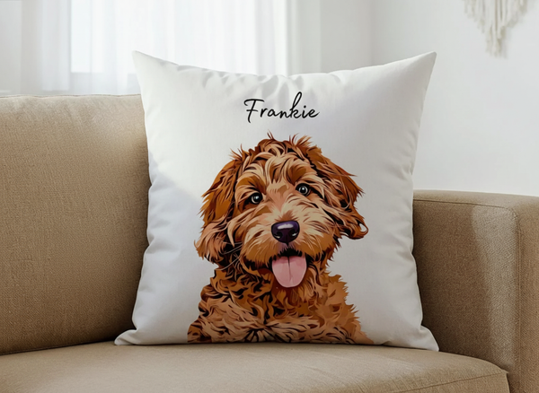 Pet Pillow – Personalized Name & Photo Gift