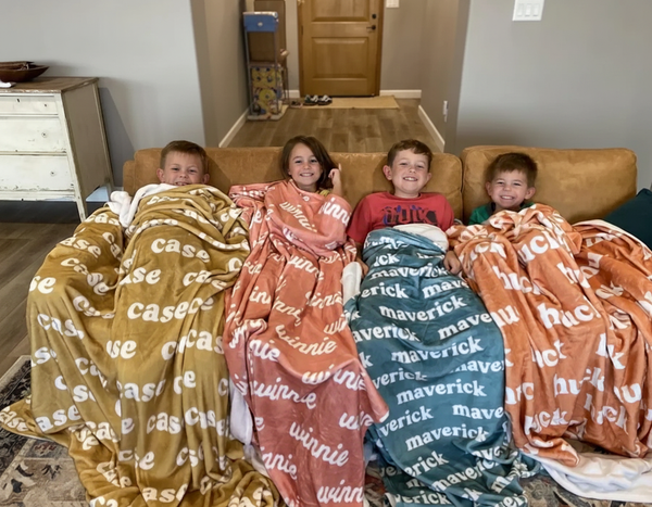 Kids’ Blanket – Custom Name & Personalized Gift